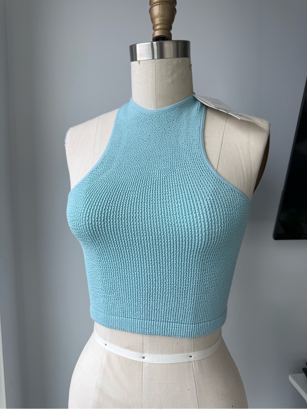 New Zara Halter Crop Top